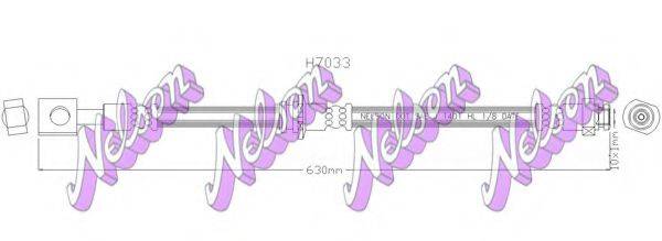 Тормозной шланг BROVEX-NELSON H7033