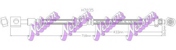 BROVEX-NELSON H7035 Тормозной шланг