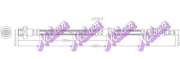 BROVEX-NELSON H7067 Тормозной шланг