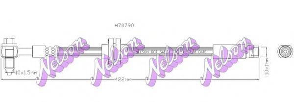 Тормозной шланг BROVEX-NELSON H7079Q