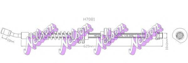 BROVEX-NELSON H7081 Тормозной шланг