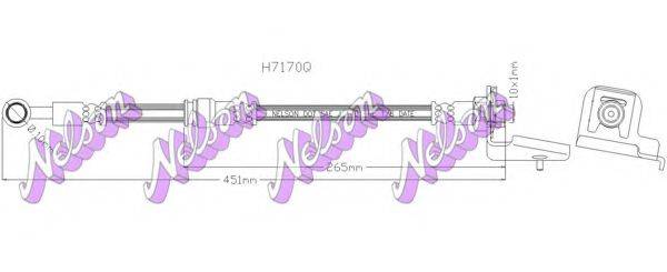 BROVEX-NELSON H7170Q Тормозной шланг