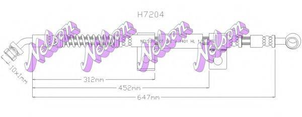 Тормозной шланг BROVEX-NELSON H7204