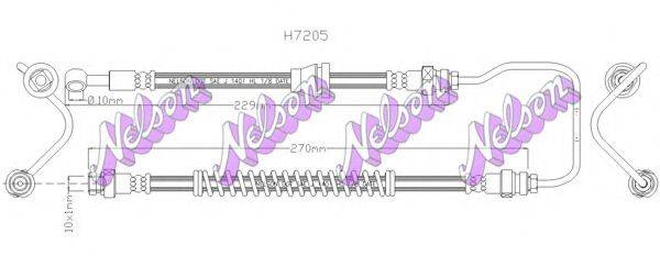 Тормозной шланг BROVEX-NELSON H7205