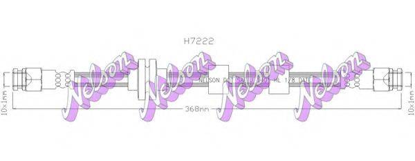 Тормозной шланг BROVEX-NELSON H7222