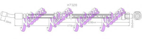 BROVEX-NELSON H7328 Тормозной шланг