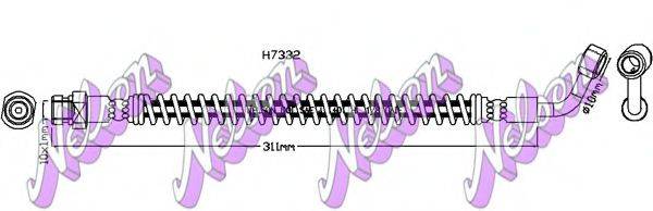 BROVEX-NELSON H7332 Тормозной шланг