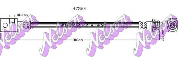 BROVEX-NELSON H7364 Тормозной шланг