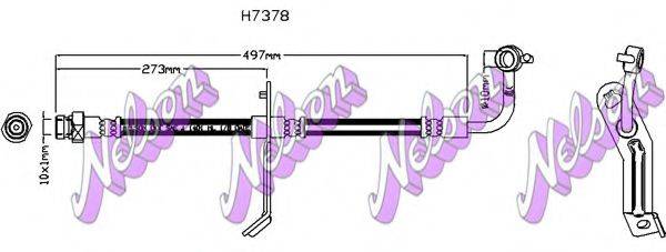 Тормозной шланг BROVEX-NELSON H7378