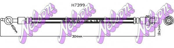 BROVEX-NELSON H7399 Тормозной шланг