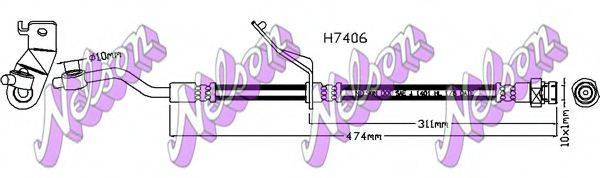 Тормозной шланг BROVEX-NELSON H7406