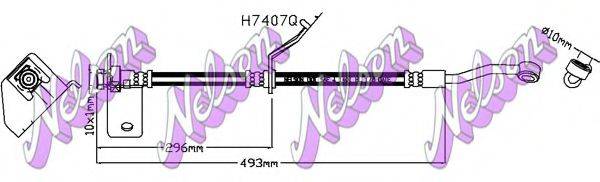 Тормозной шланг BROVEX-NELSON H7407Q