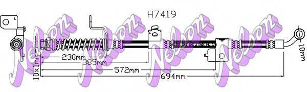 Тормозной шланг BROVEX-NELSON H7419