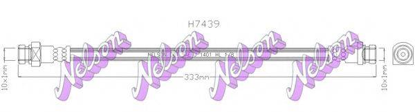 BROVEX-NELSON H7439 Тормозной шланг