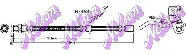 Тормозной шланг BROVEX-NELSON H7468