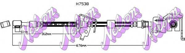 Тормозной шланг BROVEX-NELSON H7538