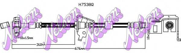 Тормозной шланг BROVEX-NELSON H7538Q