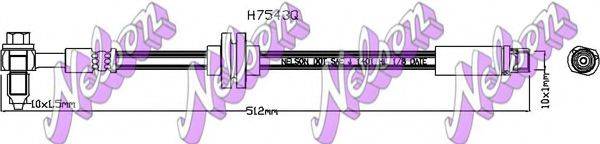 BROVEX-NELSON H7543Q Тормозной шланг