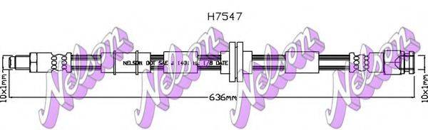 Тормозной шланг BROVEX-NELSON H7547