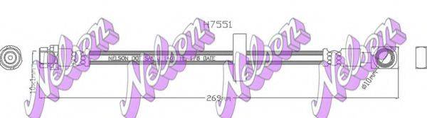 Тормозной шланг BROVEX-NELSON H7551