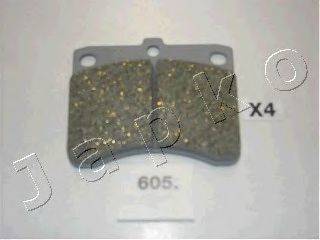 Комплект тормозных колодок, дисковый тормоз JAPKO 50605