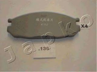 Комплект тормозных колодок, дисковый тормоз JAPKO 51136