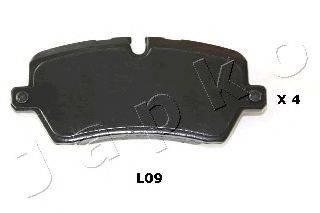 Комплект тормозных колодок, дисковый тормоз JAPKO 51L09