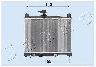 Радиатор, охлаждение двигателя JAPKO RDA153014