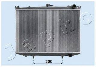 Радиатор, охлаждение двигателя JAPKO RDA213047