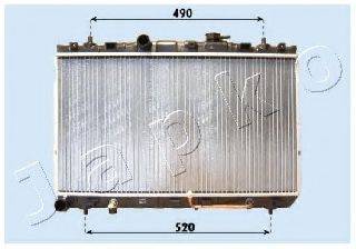 Радиатор, охлаждение двигателя JAPKO RDA283100