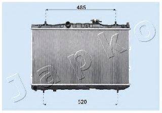 Радиатор, охлаждение двигателя JAPKO RDA333030