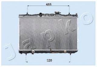 Радиатор, охлаждение двигателя JAPKO RDA333031