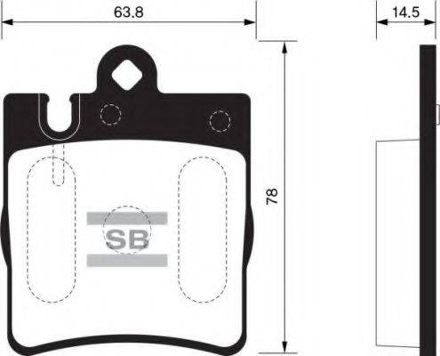 Комплект тормозных колодок, дисковый тормоз FI.BA FBP1089A
