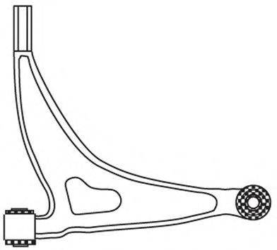 Рычаг независимой подвески колеса, подвеска колеса FRAP 3423
