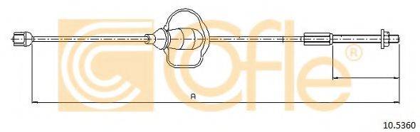 Трос, стояночная тормозная система COFLE 10.5360