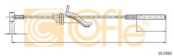 Трос, стояночная тормозная система COFLE 10.5363