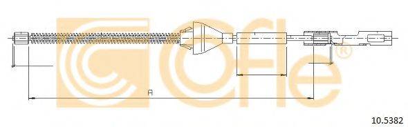 Трос, стояночная тормозная система COFLE 10.5382
