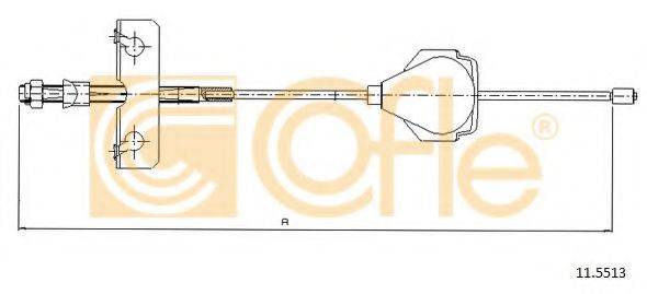 COFLE 115513 Трос, стояночная тормозная система