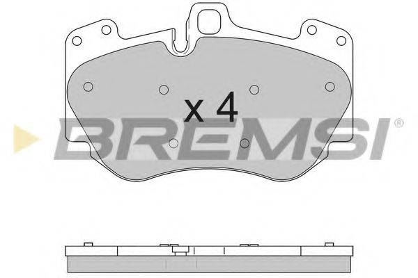BREMSI BP3611 Комплект тормозных колодок, дисковый тормоз