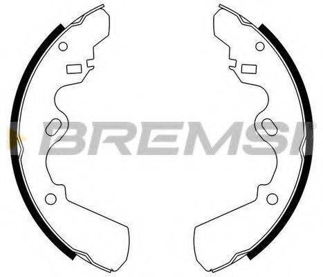 Комплект тормозных колодок BREMSI GF0056