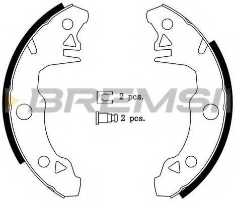 BREMSI GF0098 Комплект тормозных колодок