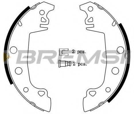 Комплект тормозных колодок BREMSI GF0104