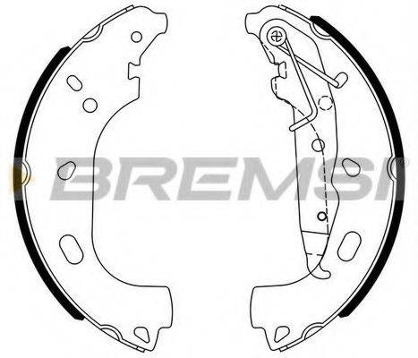 BREMSI GF0361 Комплект тормозных колодок