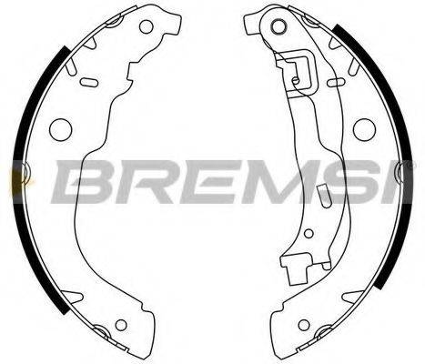 BREMSI GF0389 Комплект тормозных колодок