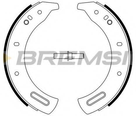 BREMSI GF0432 Комплект тормозных колодок