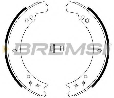 Комплект тормозных колодок BREMSI GF0434