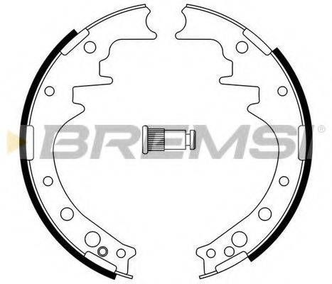 BREMSI GF0554 Комплект тормозных колодок