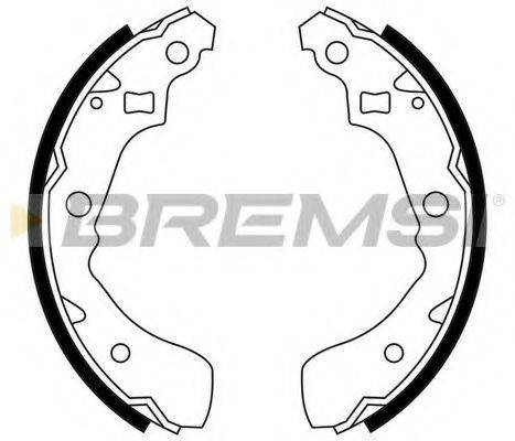 BREMSI GF0665 Комплект тормозных колодок
