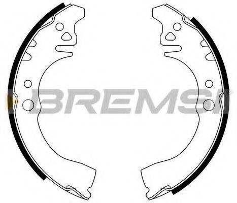 BREMSI GF0676 Комплект тормозных колодок