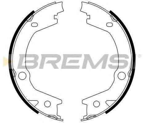Комплект тормозных колодок BREMSI GF0765